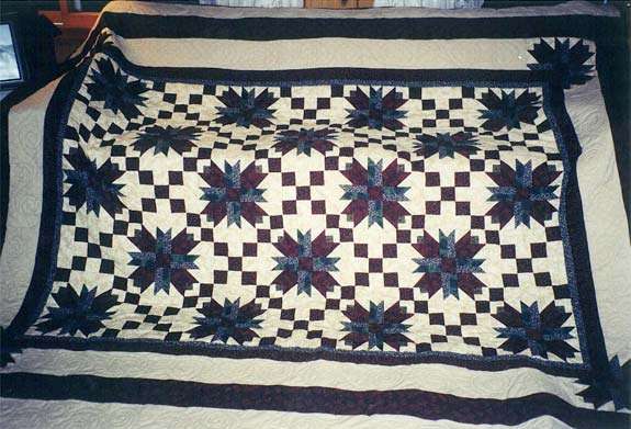 Water Lily. Queen, Fully  Quilted, 94 by 86. 399.95