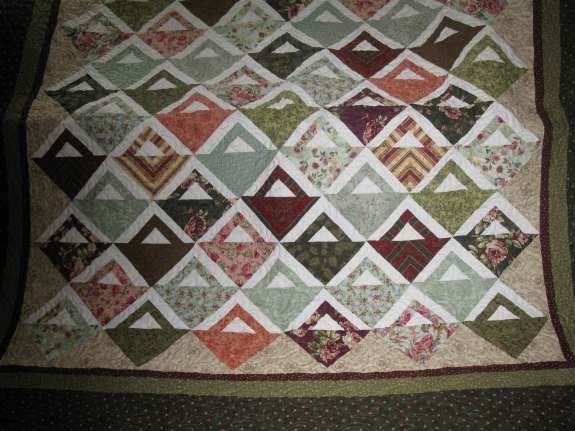Basket Quilt. 74 x 76  $250.00