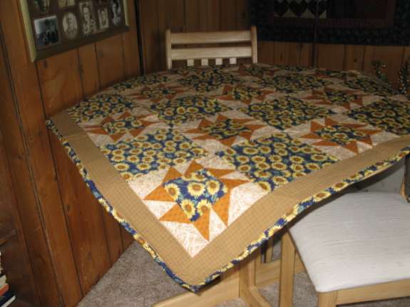 Sunflower tablecloth or Wall hanging. 44