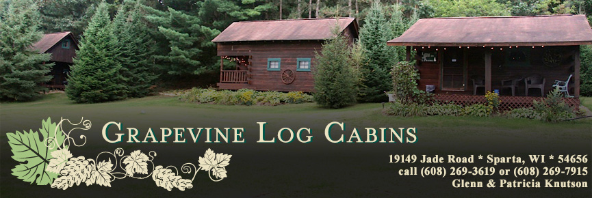 Grapevine Log Cabins Sparta WI